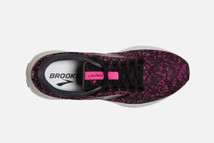 Brooks Launch 7 Road Loopschoenen Dames - Zwart/Rood - 192738RPB